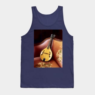 Mandolin on Couch Tank Top